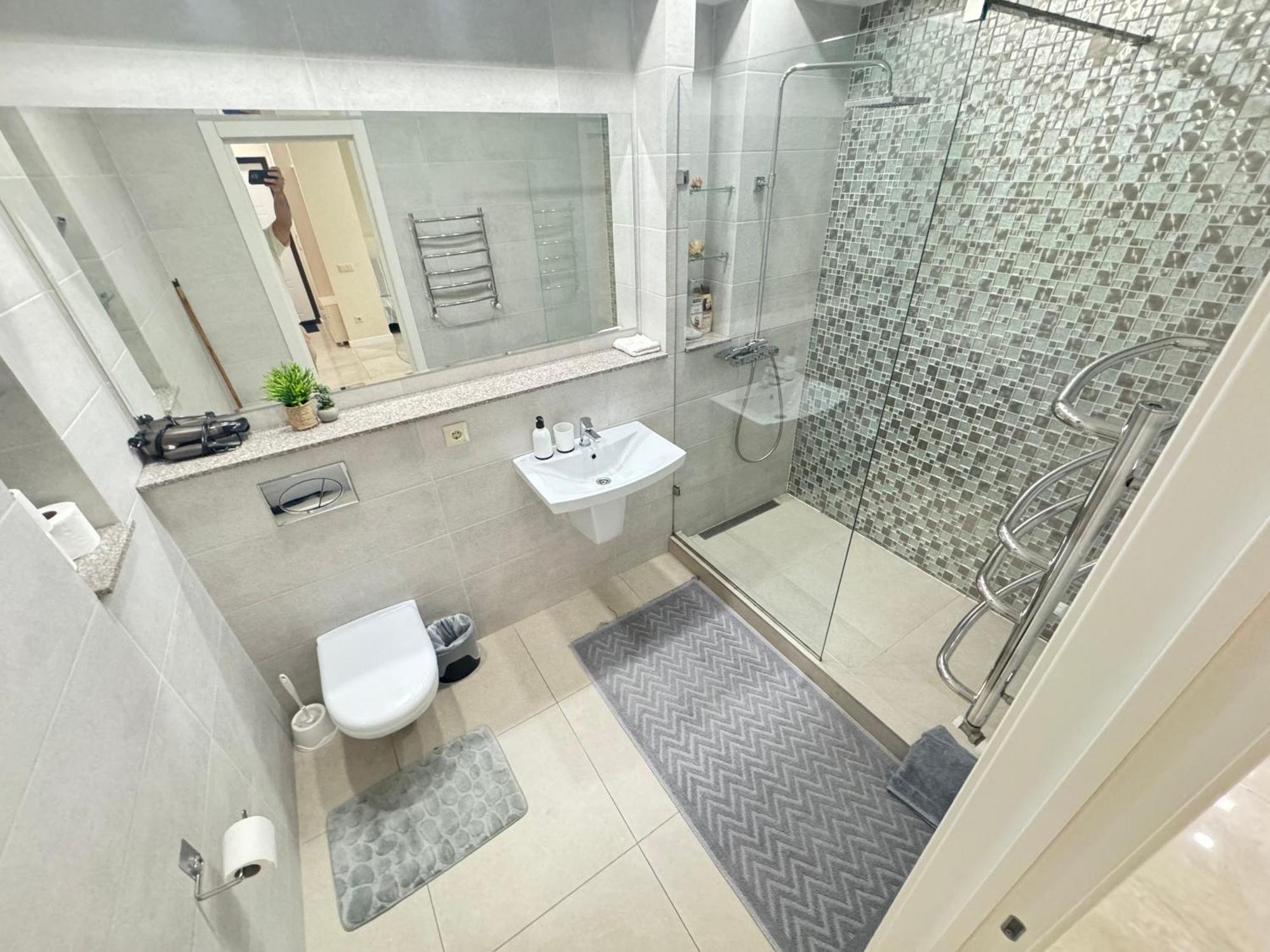 New Lux Apartment In 基希讷乌 外观 照片